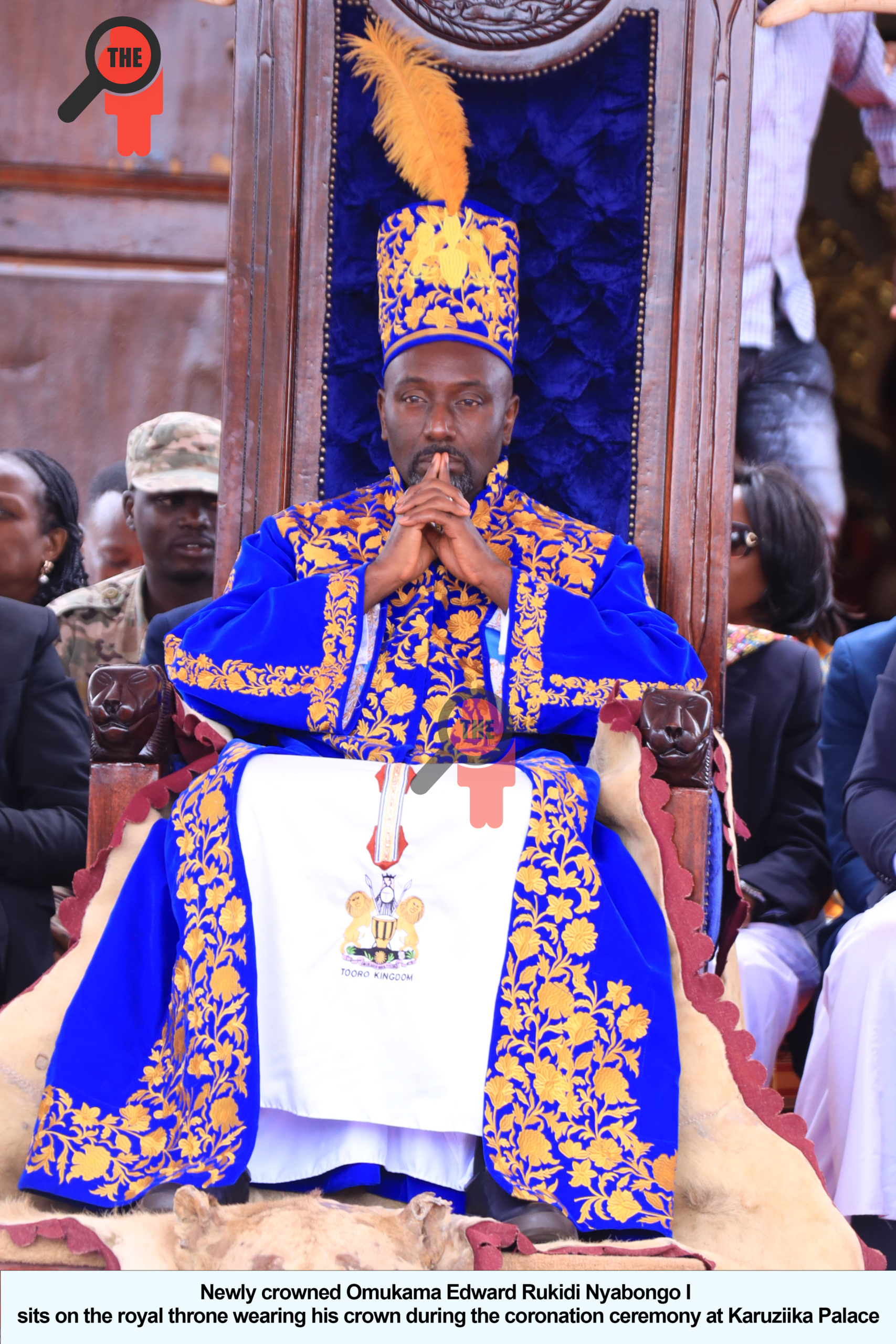 Omukama Edward Rukidi Nyabongo I, the newly gazetted King of Tooro Kingdom.